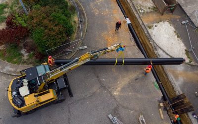 Les travaux de rénovation du réseau de chaleur des Hauts de Garonne avancent à grands pas !